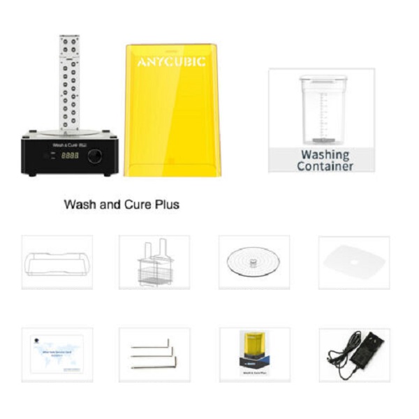 Фото Anycubic Wash and Cure Plus промывка и засветка моделей 2